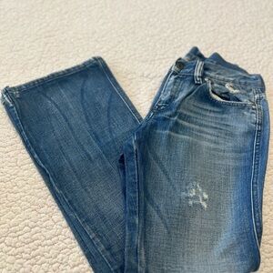 Diesel Blue Straight Leg Jeans Size 29 Wide leg 37 Long